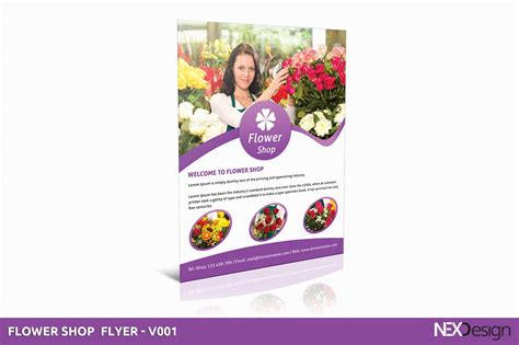 Flower Shop Flyer - SK | Flyer Templates ~ Creative Market