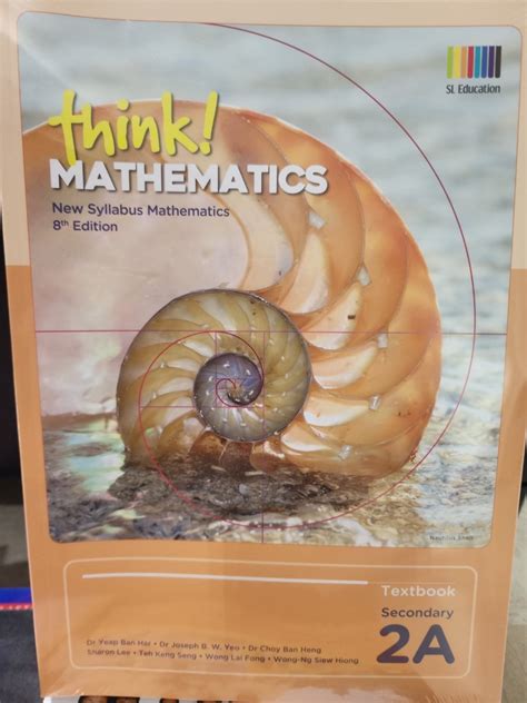 Think Mathematics Secondary Textbook A And B Th Edition Hobbies