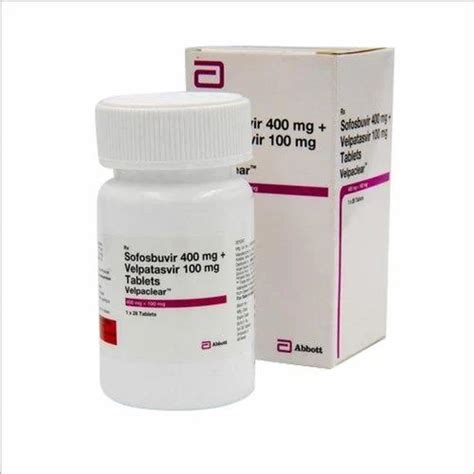 Sofosbuvir And Velpatasvir Mg Mg Velpaclear Tablets At Rs