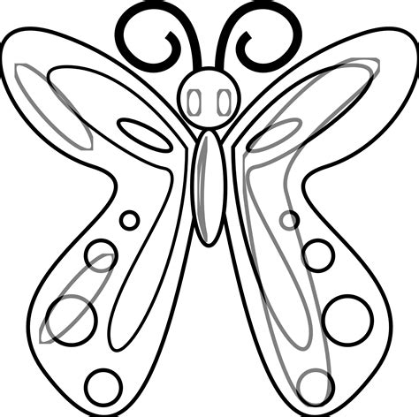 Butterflies Black And White Clipart Best