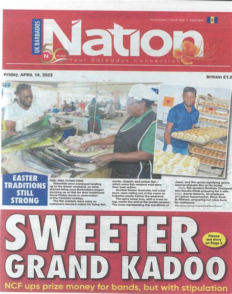 Barbados Weekend Nation Magazine Subscription