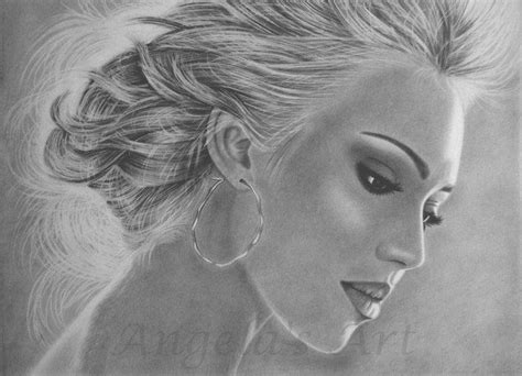 Jessica Alba By Angelasportraits Jessica Alba Portrait Drawing Jessica