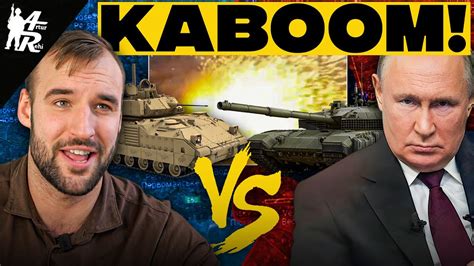 American Bradley Vs Russian T90 Battle Footage Ukraine War Update Youtube