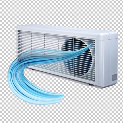 Air conditioner with cold wind waves conditioning | Premium AI ...