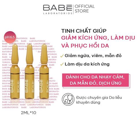 Huy T Thanh L M D U Ph C H I Da Babe Bicalm Ampoules Ml Ng