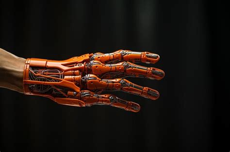 Premium Photo Robot Hand Background
