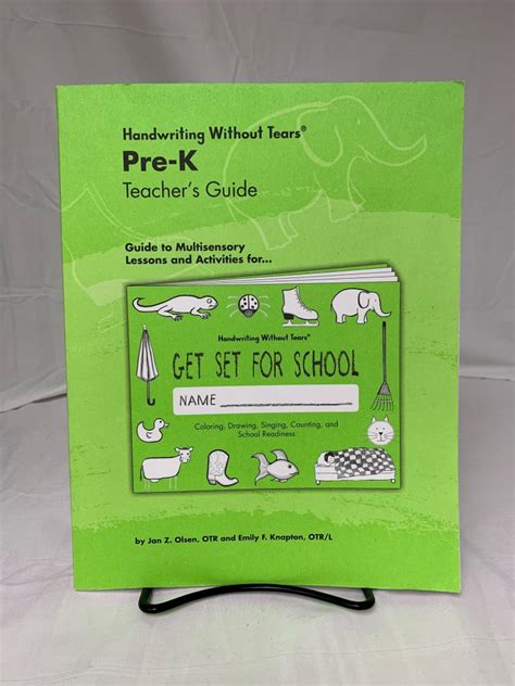 Handwriting Without Tears Pre K Teachers Guide Scaihs South Carolina