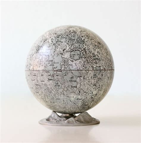 Vintage Moon Globe 6 Tin Globe By Replogle Etsy Vintage Moon Moon