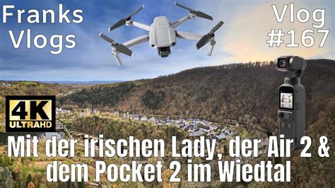 Mit Der Irischen Lady Dem Pocket 2 Und Der DJI Mavic Air 2 Auf