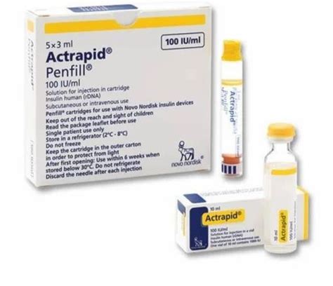 File:Human Insulin 100 IU-1ml Penfill Actrapid Yellow , 47% OFF