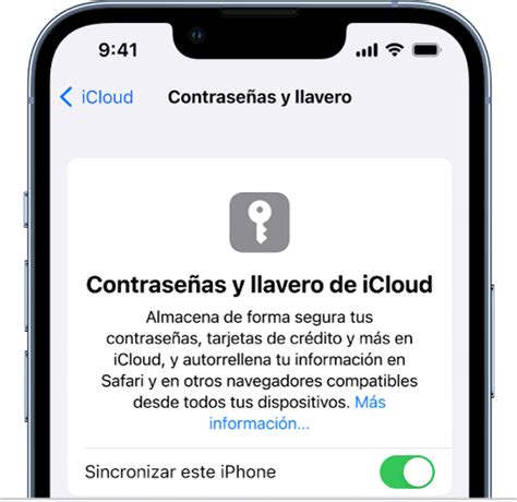 Hacer que tus llaves de acceso y contraseñas estén disponibles en todos