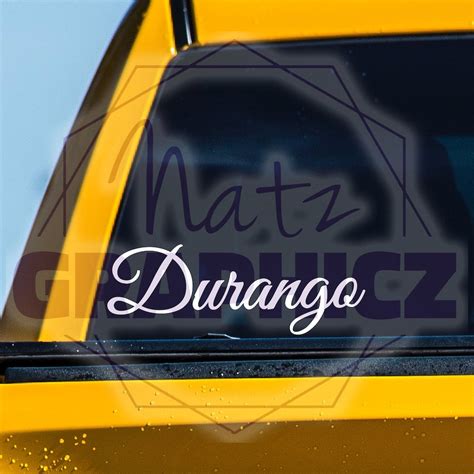 Durango Decal Durango Sticker Dgo Dgo Mexico Decal Dgo Sticker Car