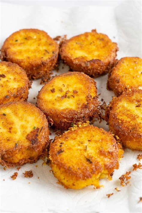 Fried Polenta Cakes - Bake It With Love