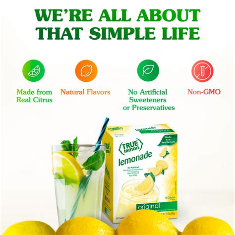 True Lemon® Original Lemonade Drink Mix | True Citrus