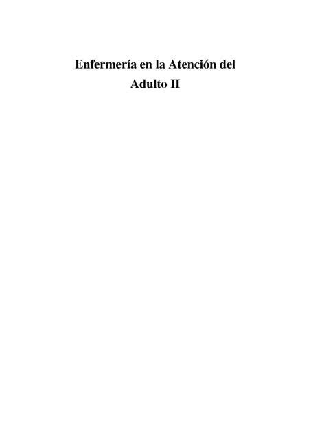 Enfermería en la Atención del Adulto II Adriel uDocz