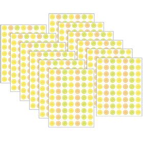 Teacher Created Resources TCR8485 12 Lemon Zest Mini Stickers 12 PK