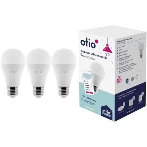 Pack De Ampoules Connect Es Wifi Led E W Home O