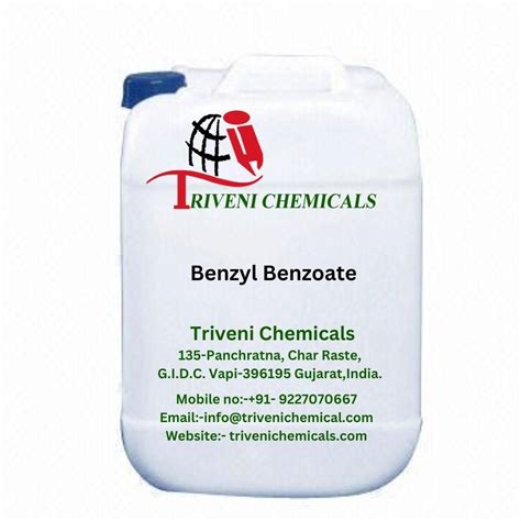 Liquid Min Benzyl Benzoate Packaging Size Drum At Best Price In Vapi