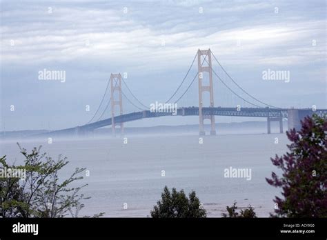 Mackinac Bridge, Michigan USA Stock Photo - Alamy