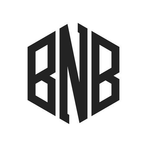 Premium Vector BNB Logo Design Initial Letter BNB Monogram Logo Using