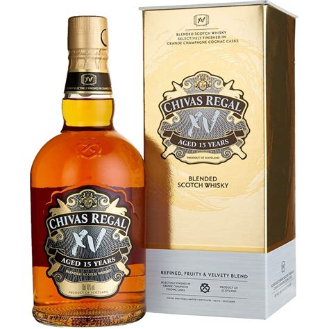 Chivas Regal Xv Years Old Blended Scotch Whisky Vol Lit