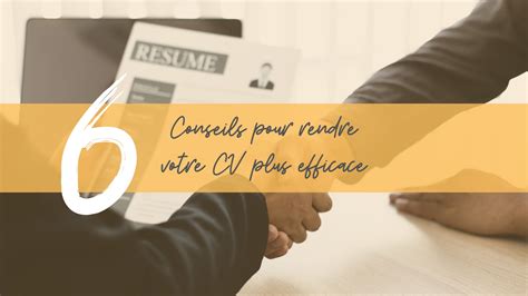 Conseils Pour Rendre Son Cv Plus Efficace Staff Renter