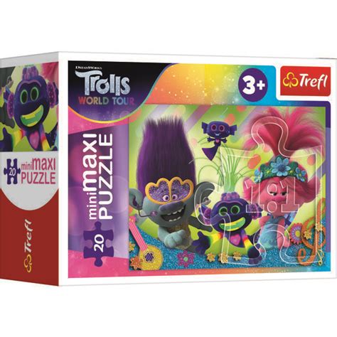 Trefl Dreamworks Trollok Darabos Mini Maxi Puzzle T Bbf Le