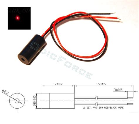 Red 635 660nm Laser Modules Dot Or Circle Pattern OdicForce