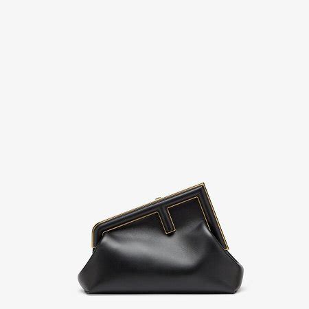 Fendi Black Leather Bag FENDI FIRST SMALL Fendi ShopLook