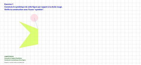 Tracer le symétrique d une figure GeoGebra