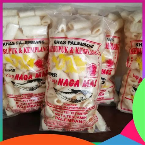 Kerupuk Palembang Usus Gram Kerupuk Dan Kemplang Naga Mas Khas