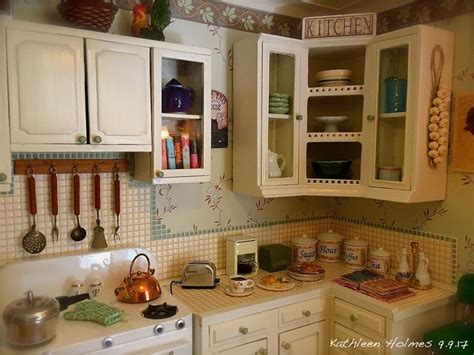 Miniature Kitchen Miniature Kitchen Dollhouse Kitchen Dolls House