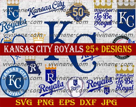 Bundle Files Kansas City Royals Baseball Team Svg Kansa Inspire