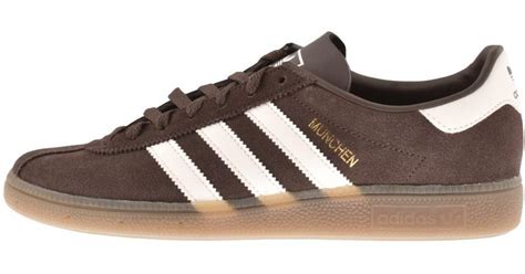 Adidas Originals Munchen Trainers In Brown For Men Lyst