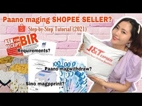 Shopee Tips How To Be A Shopee Seller New Update Step By Step