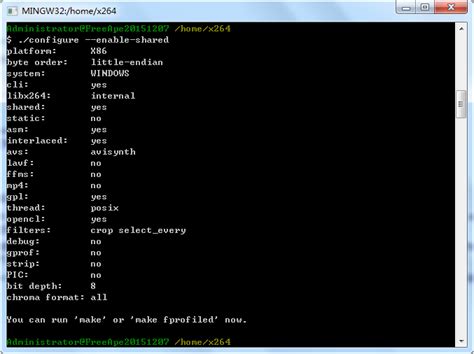 MinGW和MSYS区别和关系以及MinGW MSYS在Win7中安装并编译x264 win 7 msys bat 用法 CSDN博客