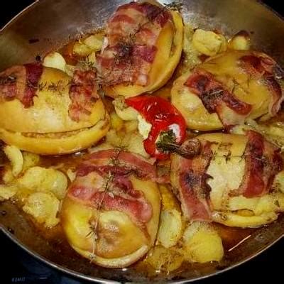 Baconba Tekert Krumpli Recept