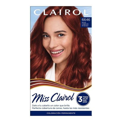 Tinte Para Cabello Miss Clairol Permanente Rojo Cobrizo Intenso