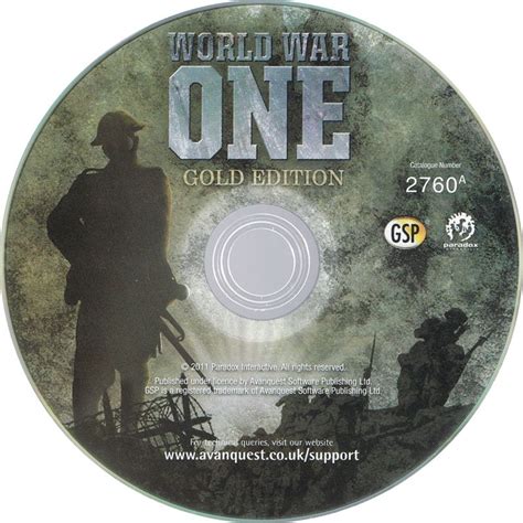 World War One Gold 2010 Windows Box Cover Art Mobygames