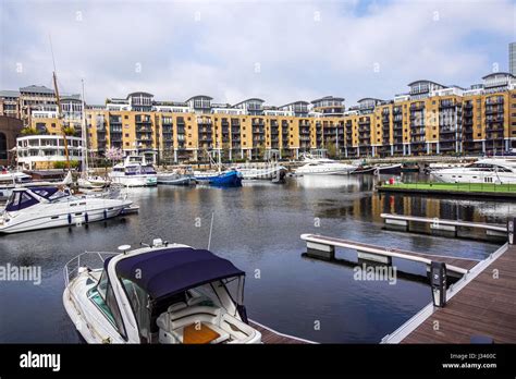 London United Kingdom April 25 St Katharine Docks In London On