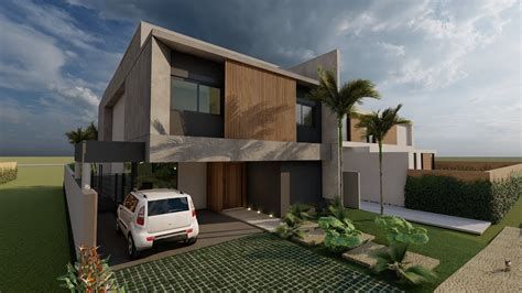 Projeto Arquitetura Residencial Video D Youtube