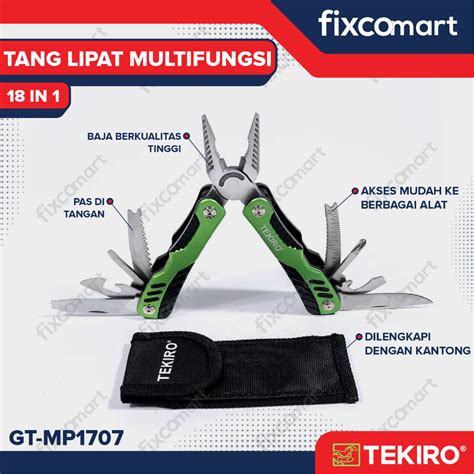 Jual Tekiro Tang Lipat Multifungsi 18 In 1 Shopee Indonesia