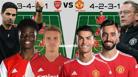 Predictions Line Up Arsenal Vs Manchester United Matchday 34 Premiere League 21 22 Emirates