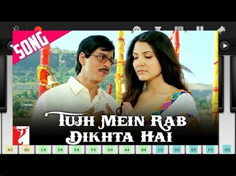 Tujh Mein Rab Dikhta Hai Piano Rab Ne Bana Di Jodi Shahrukh Khan