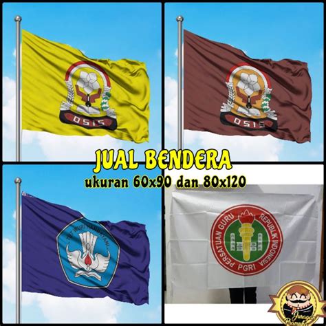 Jual Bendera Kain Bendera Osis Smp Sma Pgri Tut Wuri Handayani Shopee