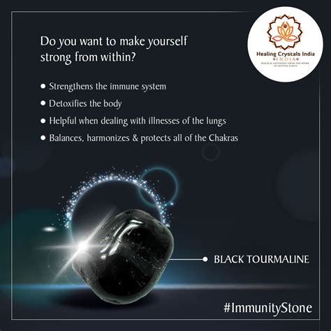 Black Tourmaline is a powerful ally for immunity and mental health. It ...