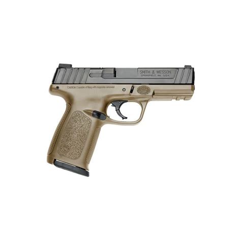 Smith And Wesson Sd9 Flat Dark Earth Frame Finish Polymer Striker Fire Pistol By Smith And Wesson At