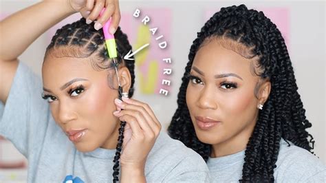 Versatile Braidless Crochet Passion Twist Ft Toyotress Crochet Hair