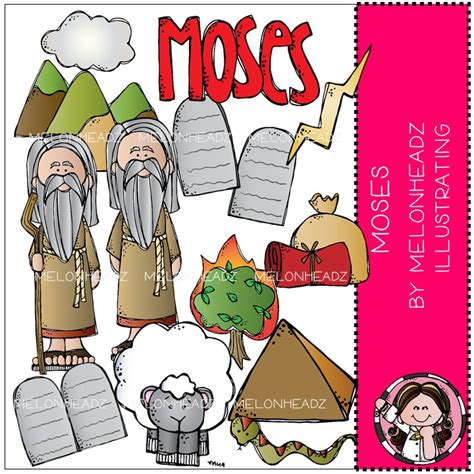 Moses Clip Art Melonheadz