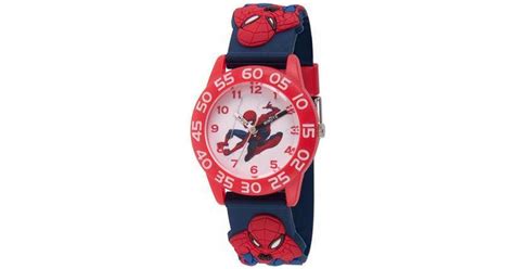 Marvel Spider Man Boys Red Plastic Time Teacher Spider Man 3d • Price